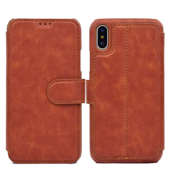 Praktiskt Fodral med Kortfack för iPhone X/XS
