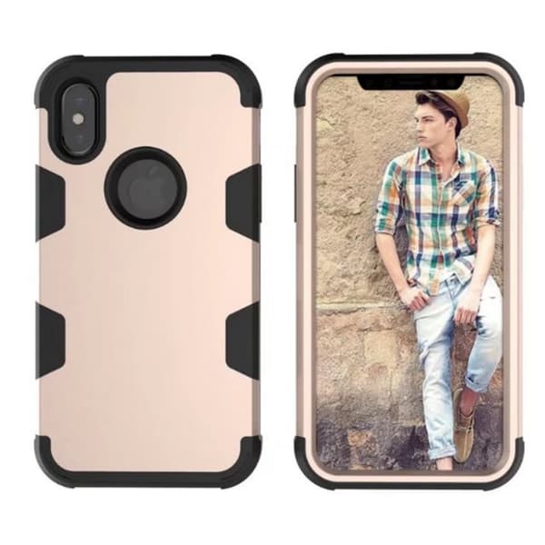 iPhone X/XS - Stils�kert och Skyddande Skal (LEMAN)
