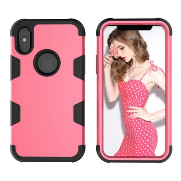 iPhone X/XS - Stils�kert och Skyddande Skal (LEMAN)