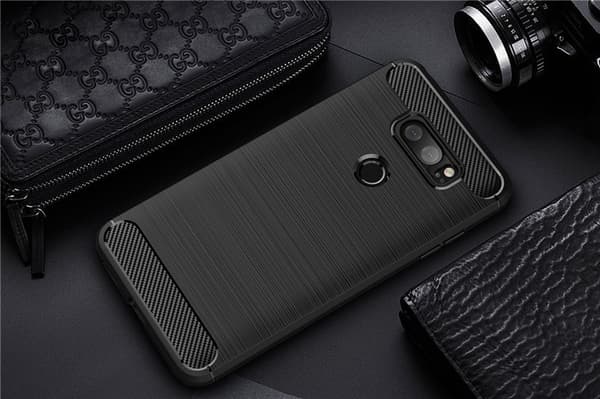 Stöttåligt Armor Carbon TPU-skal LG V30
