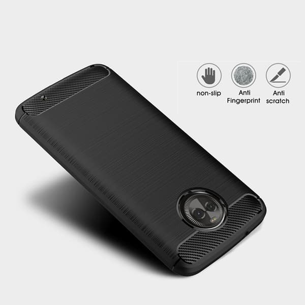 Stöttåligt Armor Carbon TPU-skal Moto X4