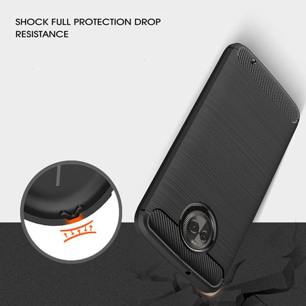 Stöttåligt Armor Carbon TPU-skal Moto X4
