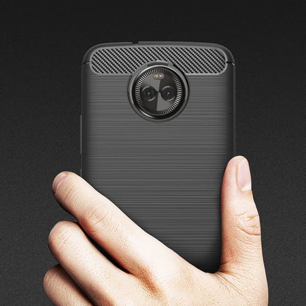 Stöttåligt Armor Carbon TPU-skal Moto X4
