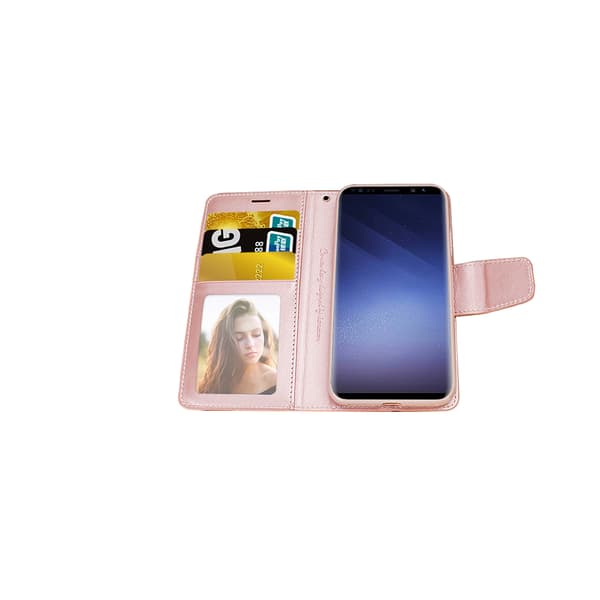 Samsung Galaxy S9 - Plånboksfodral i PU-Läder från Hanman