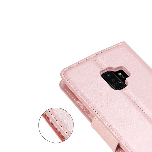 Samsung Galaxy S9 - Plånboksfodral i PU-Läder från Hanman