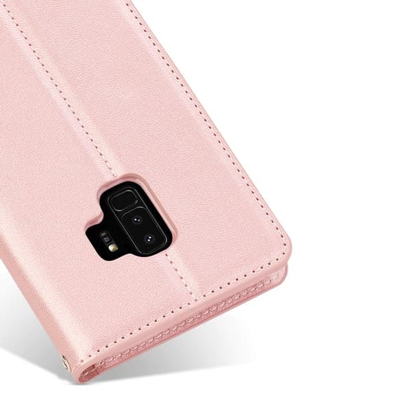 Samsung Galaxy S9 - Plånboksfodral i PU-Läder från Hanman