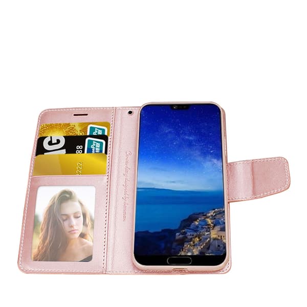 Huawei P20 Pro - Plånboksfodral i PU-Läder från Hanman