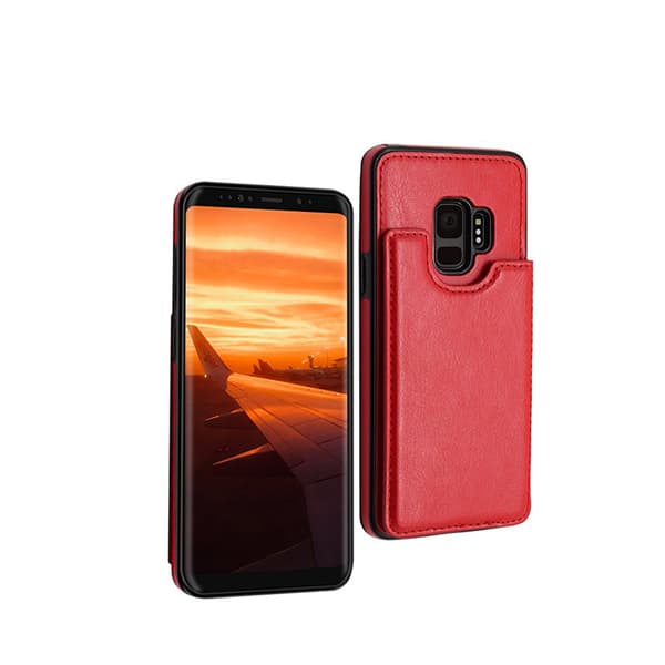 Samsung Galaxy S9 - M-Safe Skal med Plånbok Röd