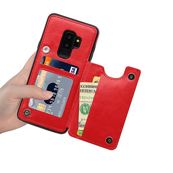 Samsung Galaxy S9+ - Stilsäkert Plånboksskal (M-Safe)