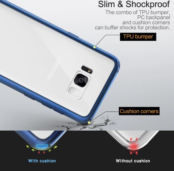 Samsung Galaxy S8 - ROCK Stilrent Skal (ORIGINAL)