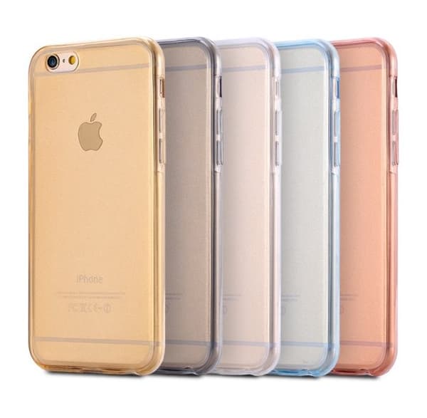 iPhone 7 - Dubbelt Silikonfodral med TOUCHFUNKTION