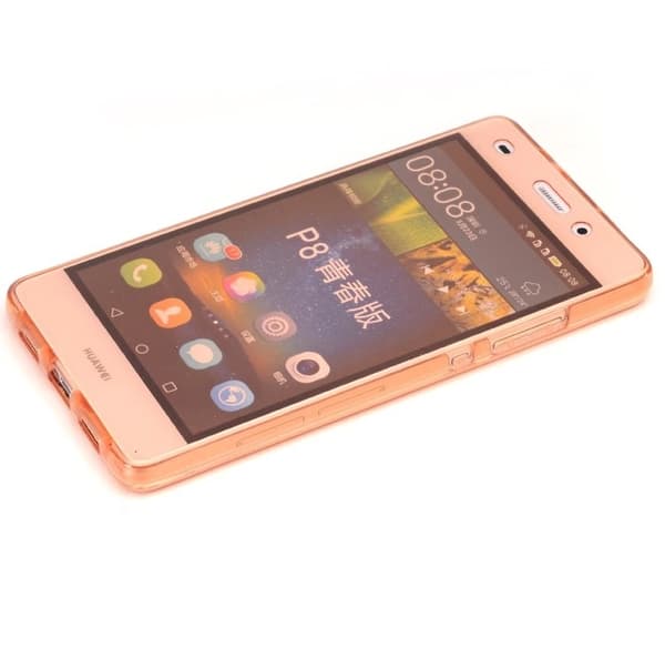 Huawei P10 - Dubbelsidigt Silikonfodral med TOUCHFUNKTION