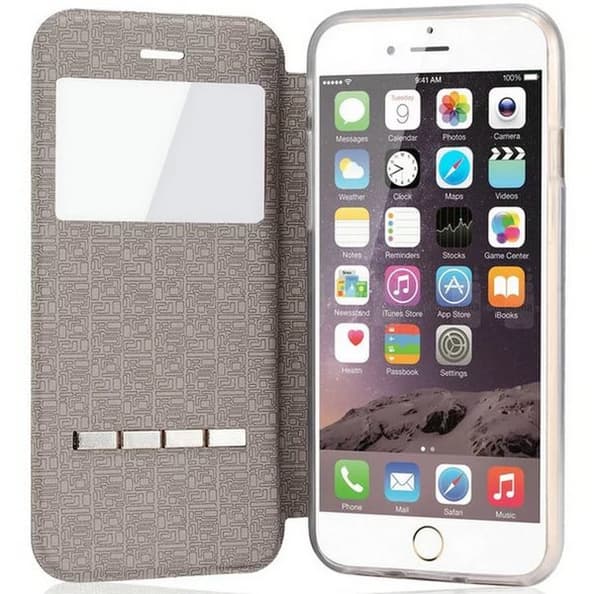 Lättanvänt Fodral med Svarsfunktion för iPhone X