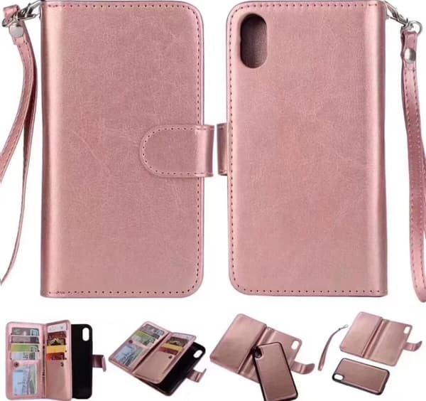 Stilrent Plånboksfodral Sedelfack för iPhone X/XS (9-Kort)