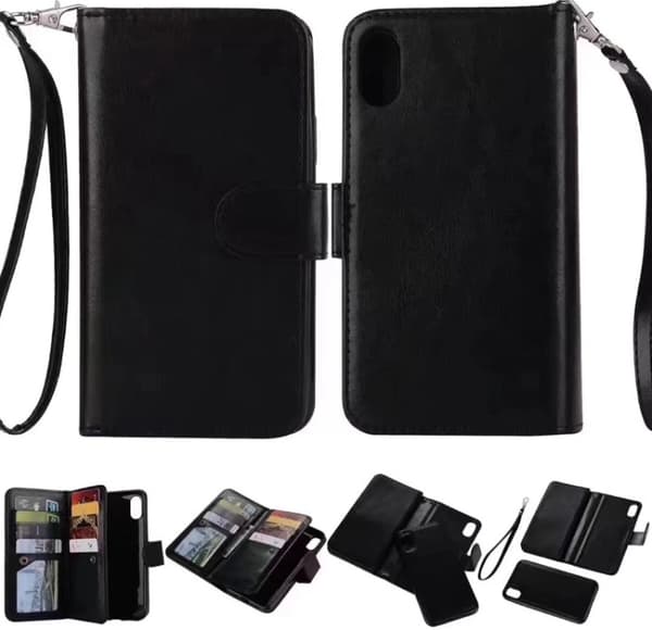 Stilrent Plånboksfodral Sedelfack för iPhone X/XS (9-Kort)