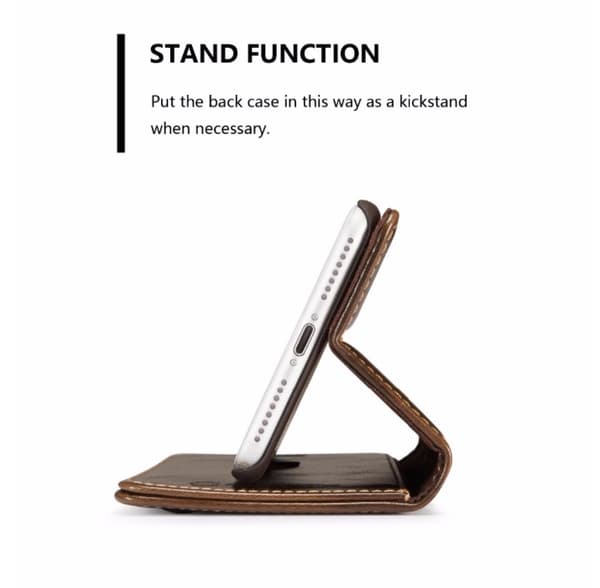 Elegant Plånboksfodral i Läder  iPHONE 6 PLUS från CASEME