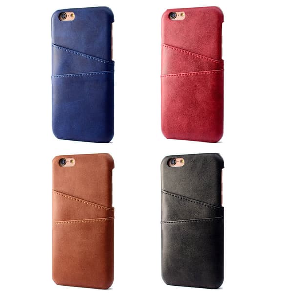 Skal med Korthållare i RETRO-Design för iPhone 6/6S