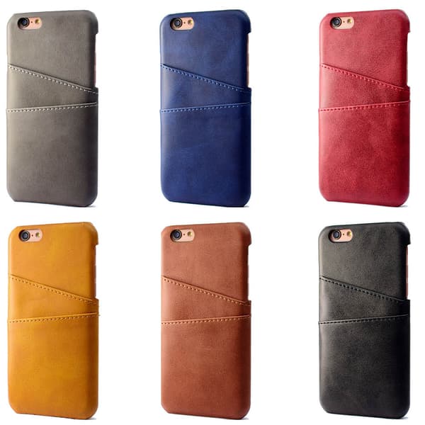 Skal med Korthållare i RETRO-Design för iPhone 6/6S
