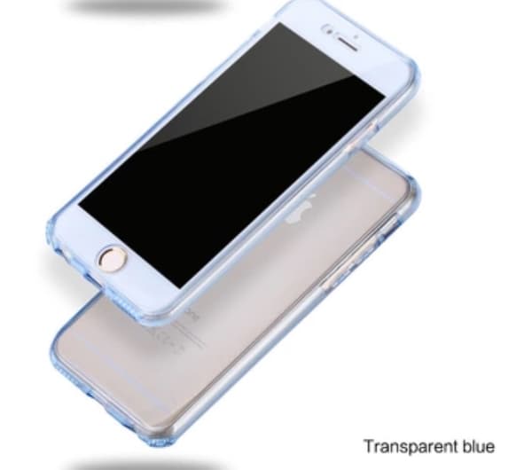CrystalFodral med Touchsensorer (Dubbelsidigt) iPhone 7 Blå