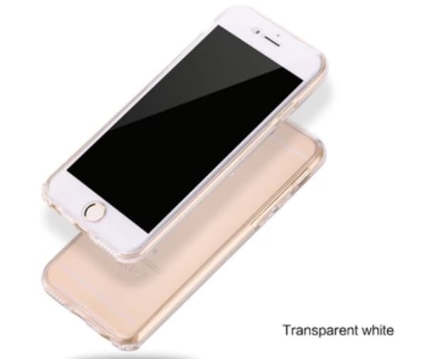 Silikonfodral med TOUCHFUNKTION för iPhone 8 Genomskinlig