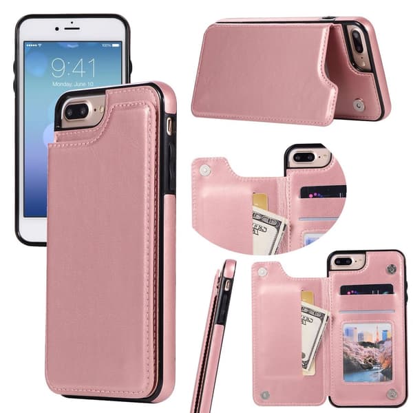 iPhone 8 Plus - Praktiskt Plånboksskal från NKOBEE