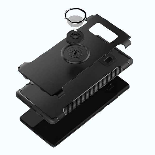 Skal med Ringhållare i Karbondesign till Samsung Galaxy S7 Edge