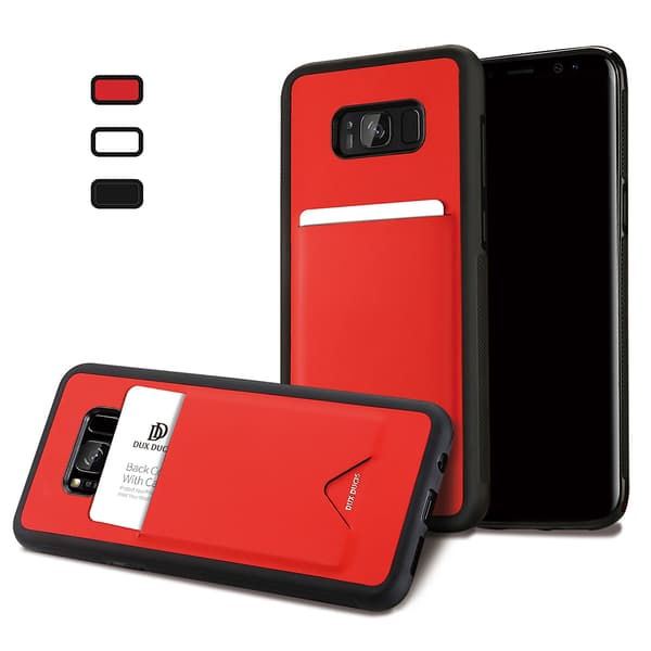 Samsung Galaxy S8+ - Smart och Stilsäkert Skal Röd Röd