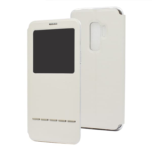 Samsung Galaxy A8 2018 - Smidigt Smartfodral Vit Vit