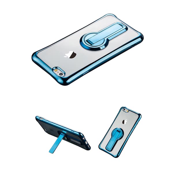 RAXFLY Exklusivt Smart Skal med Kickstand för iPhone 8 Blå Blå