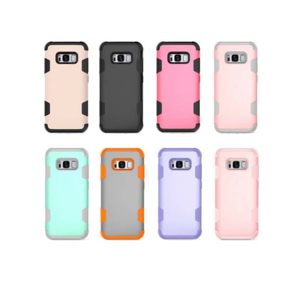 Stilrent och Skyddande Hybridskal av LEMAN Samsung Galaxy S8+
