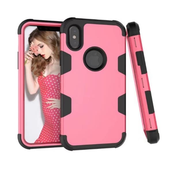 Smart och St�td�mpande Hybridskal (LEMAN) iPhone X/XS