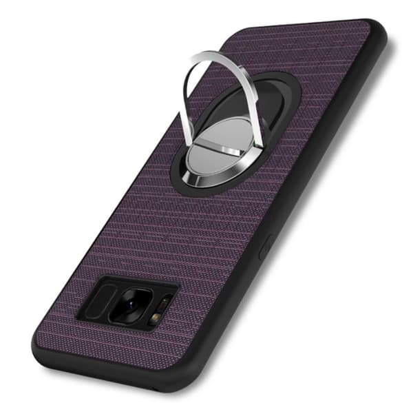 Galaxy S8 - Stilrent Silikonskal med Ringh�llare FLOVEME