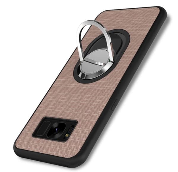 Galaxy S8 - Stilrent Silikonskal med Ringh�llare FLOVEME