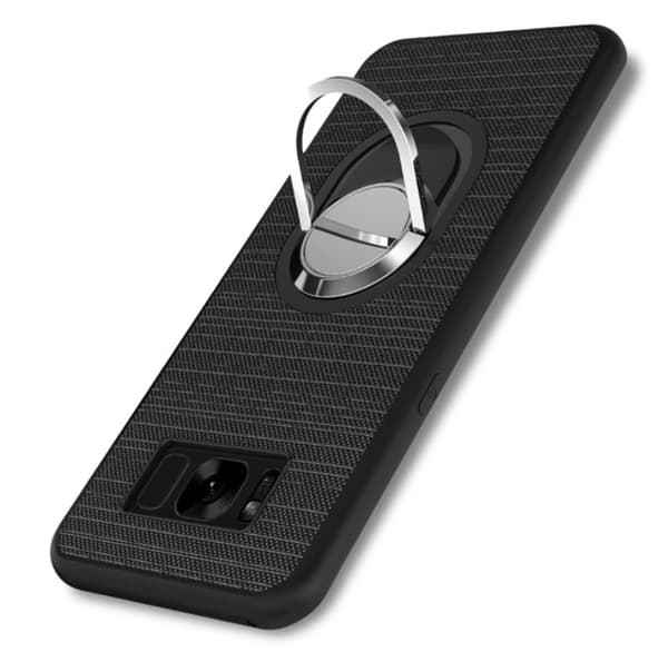 Galaxy S8 - Stilrent Silikonskal med Ringh�llare FLOVEME