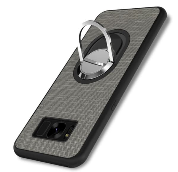 Galaxy S8 - Stilrent Silikonskal med Ringh�llare FLOVEME