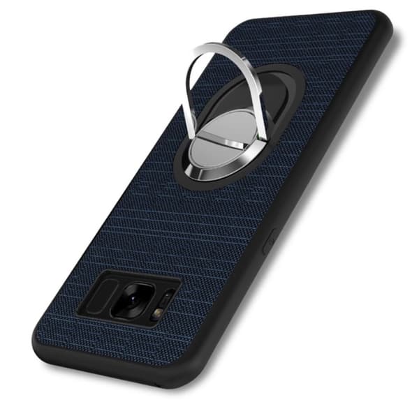 Galaxy S8 - Stilrent Silikonskal med Ringh�llare FLOVEME