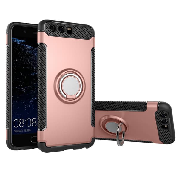 Huawei P10 - FLOVEME Skal med Ringhållare
