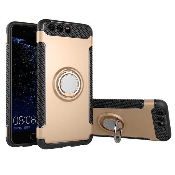 Huawei P10 - FLOVEME Skal med Ringhållare