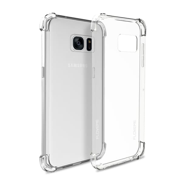 GALAXY S7 EDGE - Effektfullt Silikonskal extra tjocka hörn