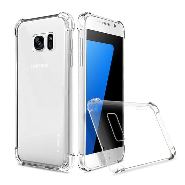 GALAXY S7 EDGE - Effektfullt Silikonskal extra tjocka hörn