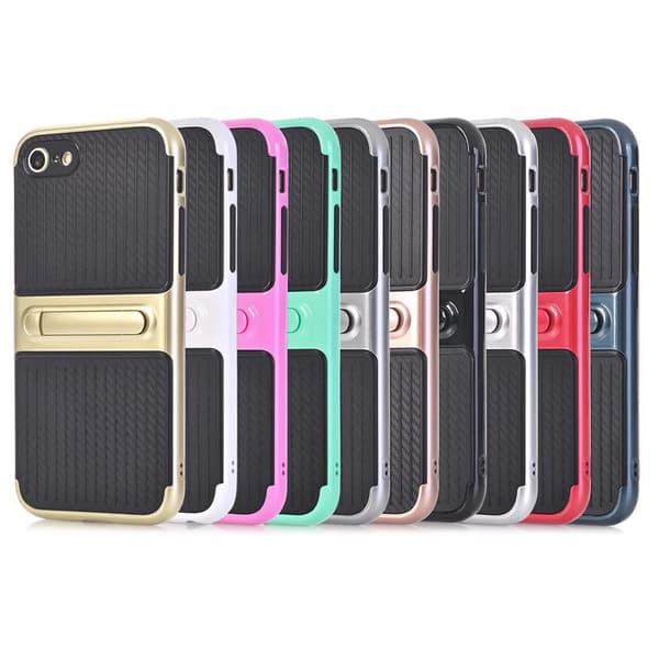 iPhone 8 - Skal Carbon-Class med Kickstand