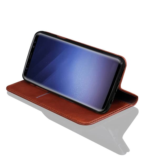 LEMAN Stilrent Plånboksfodral för Samsung Galaxy S8+