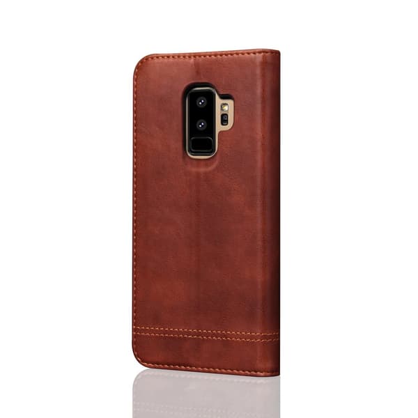 LEMAN Stilrent Plånboksfodral för Samsung Galaxy S8+