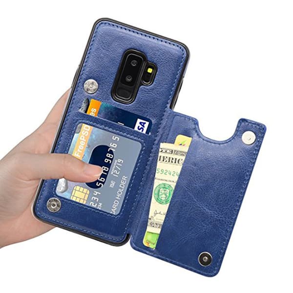 Samsung Galaxy S9+ - NKOBEE Läderskal med Plånbok/Kortfack