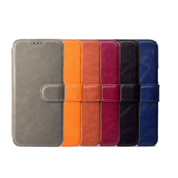 Samsung Galaxy S9+ (Class-Y) Plånboksfodral Orange Orange