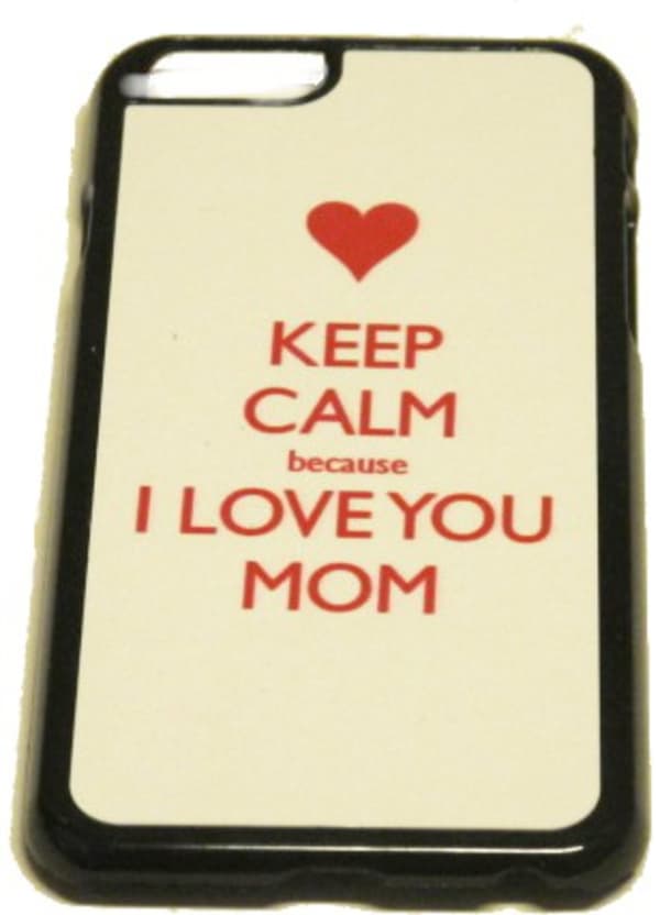 Keep Calm I Love You Mom Iphone 8 mobil skal