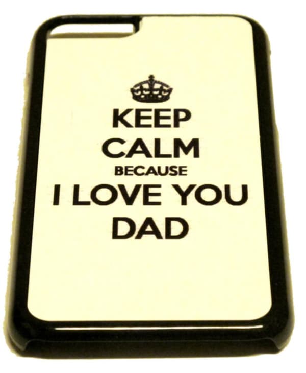 Keep calm i love you dad- Iphone 8 mobilskal