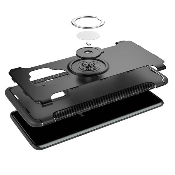 Stilrent Skal med Ringholder-funktion för Samsung Galaxy S9
