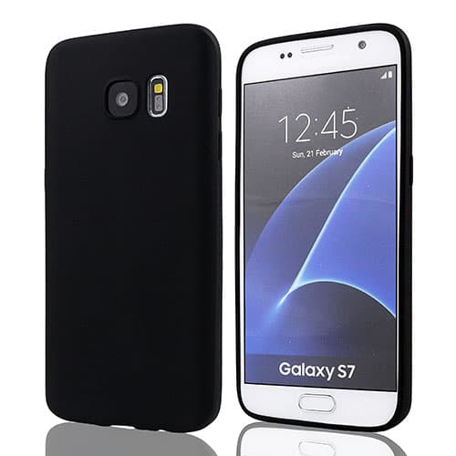 SKALO Samsung S7 Ultratunn TPU-Skal Svart