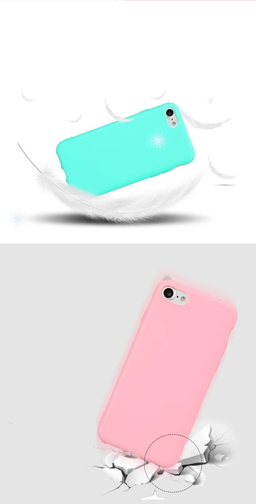 SKALO iPhone 7/8 Ultratynd TPU-skal
